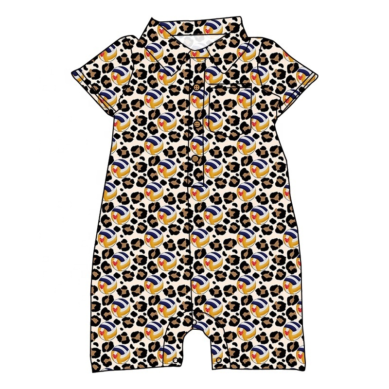 Custom Print Baby Sleepsuit Newborn Summer Jumpsuit Clothes Baby Girl Romper