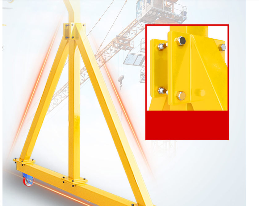 1 ton 15 ton 50 ton China Manufacturer Small Single Beam Gantry Crane