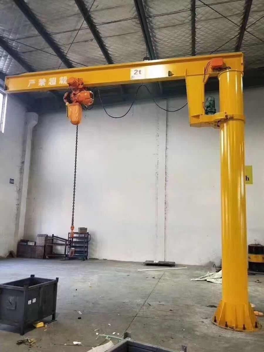 High quality cheaper workshop crane fixed  forklift attachment 5 ton 5 meters jib cranes supplier