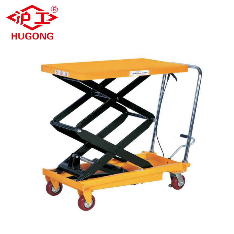 750kg Mobile Hydraulic Scissor Lift Platform Truck