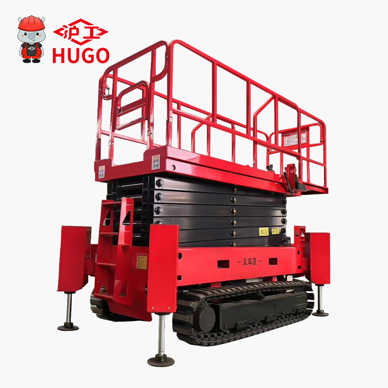 custom 12m 10m 8m 6m high rise electric platform track scissor lift