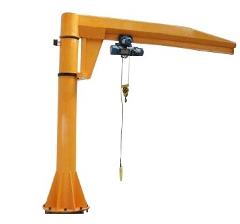 High quality cheaper workshop crane fixed  forklift attachment 5 ton 5 meters jib cranes supplier