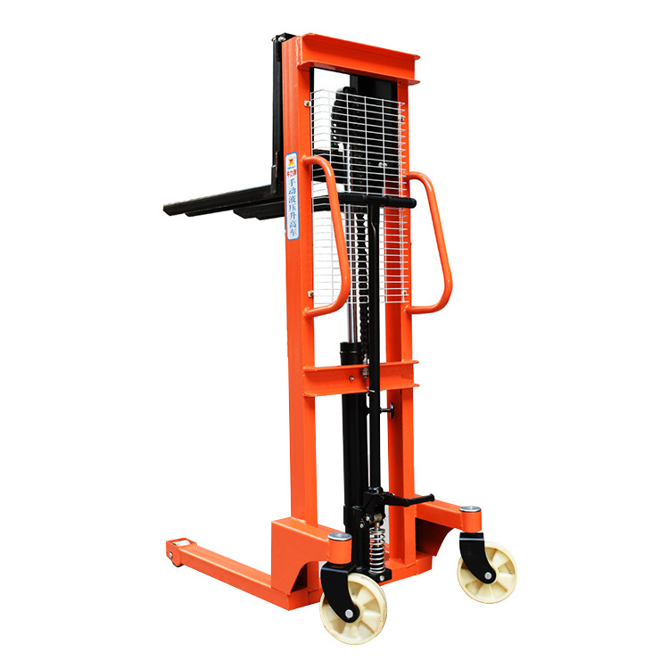 Hydraulic Manual Stacker Forklift 2 Ton 1.6M Hand Pallet Truck Stacker