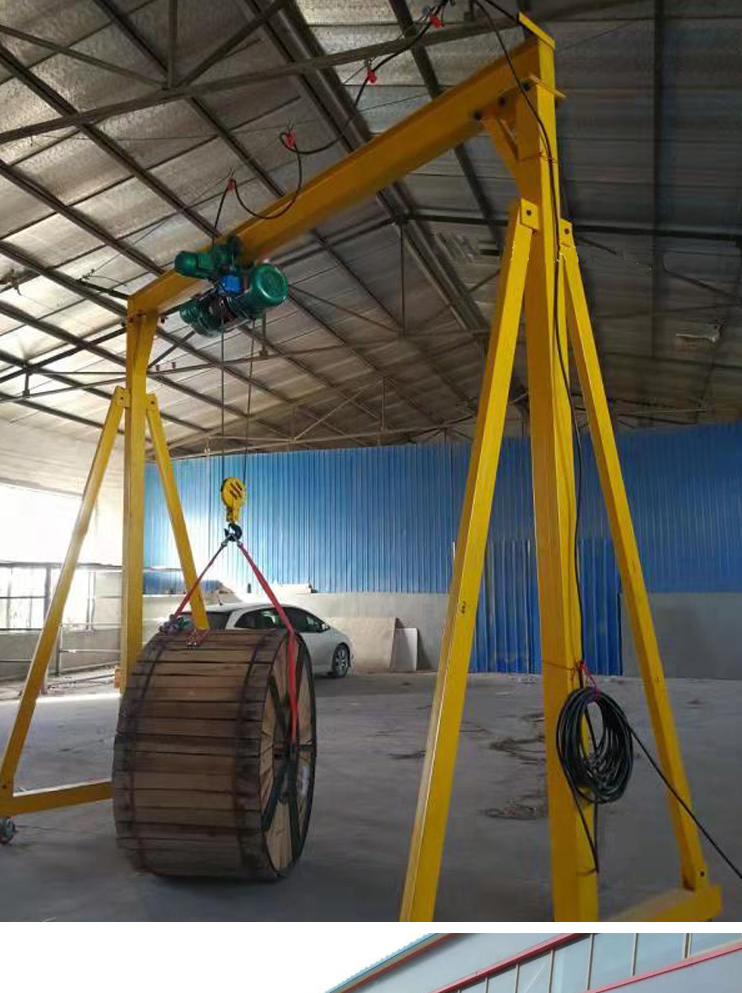 1 ton 15 ton 50 ton China Manufacturer Small Single Beam Gantry Crane