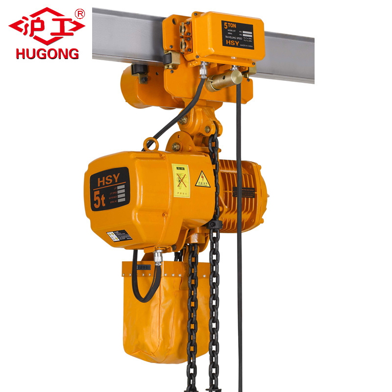 1 ton Nitchi Electric Chain Hoist with Manual Trolley