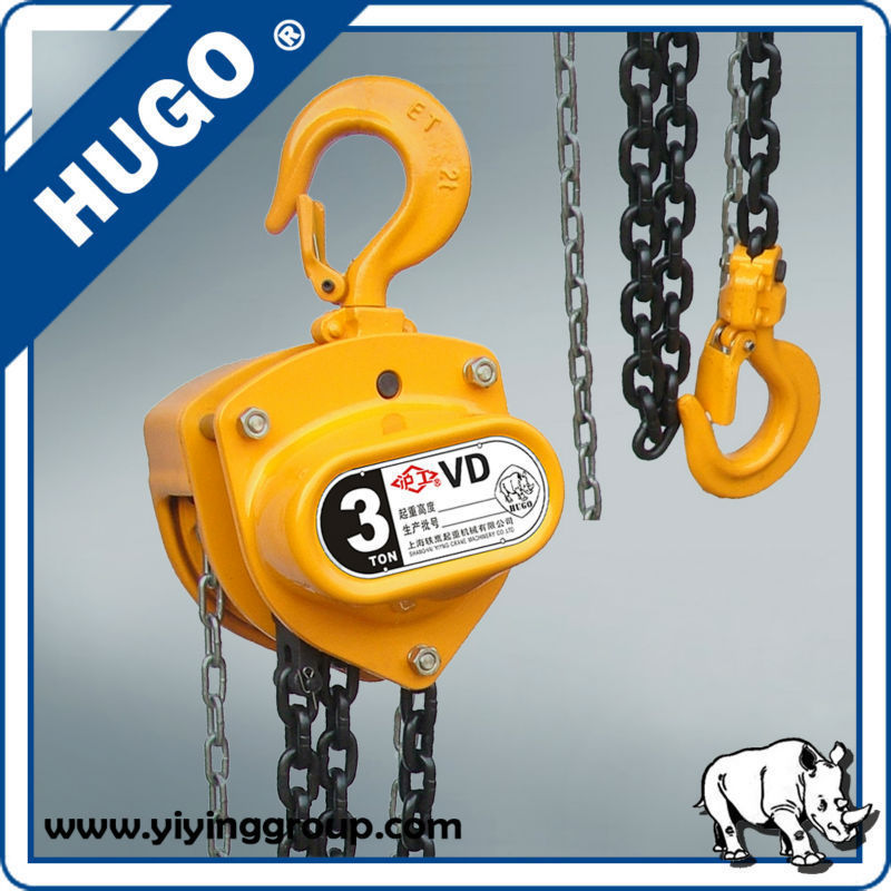 Industrialportable gantry in ground tripod lifting 3ton manual operated chain hoist