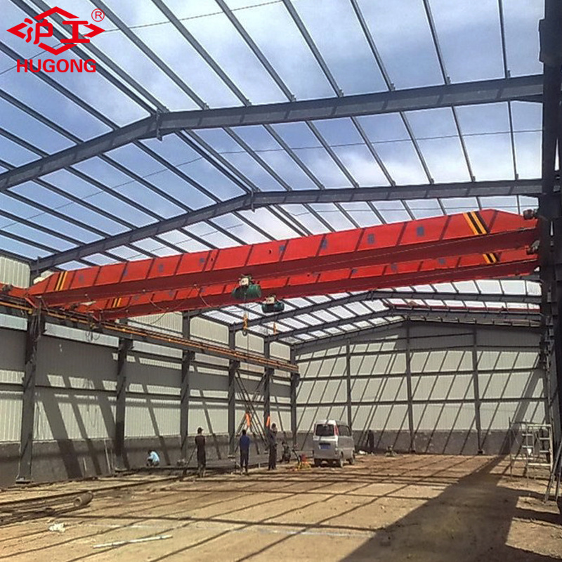 6.3 ton 9m Electric overhead bridge crane 5 ton 10 ton 20 Ton Single Beam Travel Overhead Bridge Crane