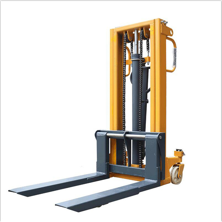 Hydraulic Manual Stacker Forklift 2 Ton 1.6M Hand Pallet Truck Stacker