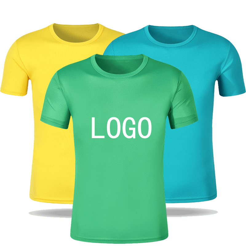 Custom Printing  100% Polyester Quickly Dry T Shirt For Sport Or Printing Logo Men's T-shirt