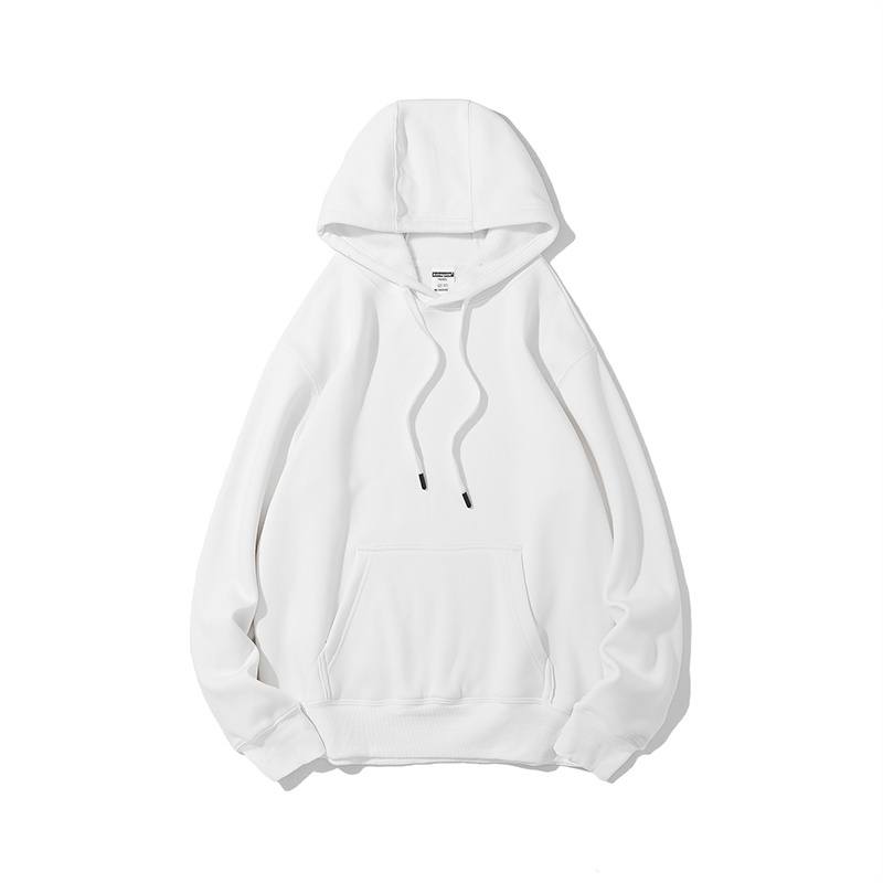 Winter Fleece Plain Hoodie Men's Pullover Hoody Factory Custom Women's Hoodie 350gsm