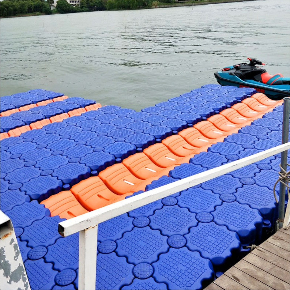 100% New Material Floating Dock Dock Block Modular Floating Boat with Plastic Pontoon Cube