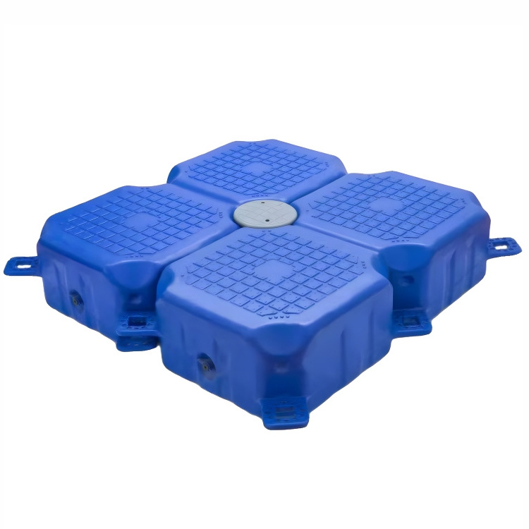 High buoyancy HDPE pontoon blocks plastic floating docks modular floating jetties for sale