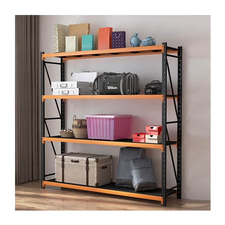 Easy-install height adjustable heavy duty 5 layers industrial shelving shelves stacking storage shelf rack