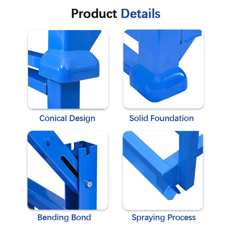 Industrial Stacking Galvanized Automated Warehouse Storage Mezzanine Cantilever Teardrop Shelf Metal Steel Pallet Rack