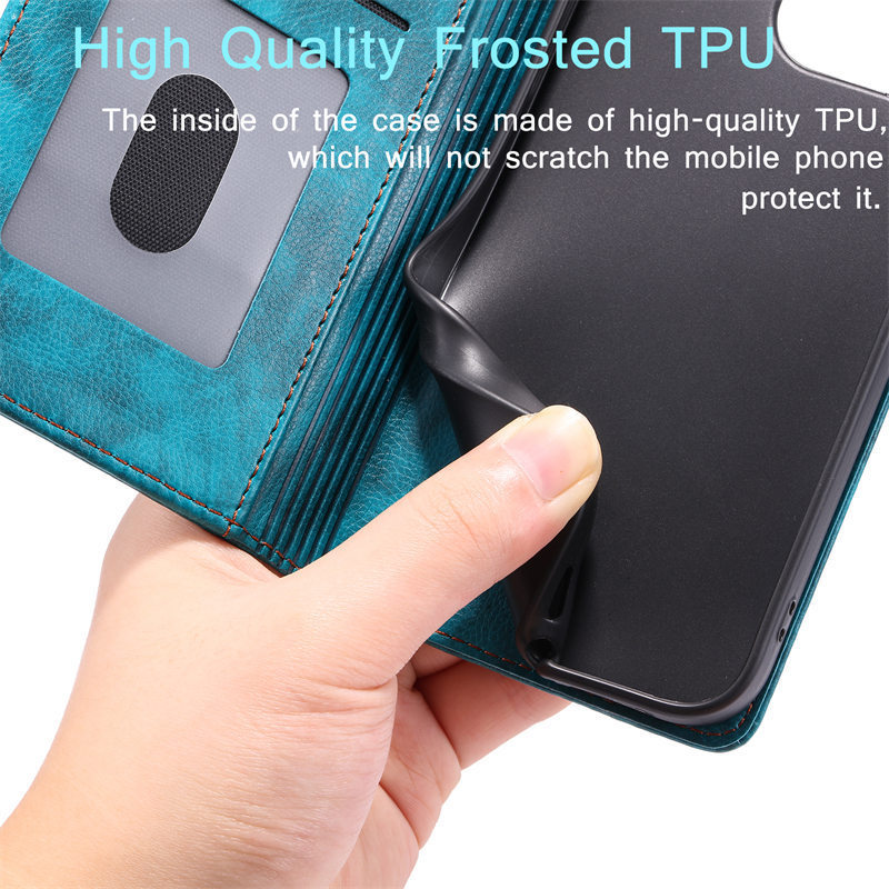 Luxury PU Leather Mobile phone Case Magnetic Wallet Flip Card Holder Bag For Huawei Y7A Nova 7i P30 lite P40 P50 P60 Pro