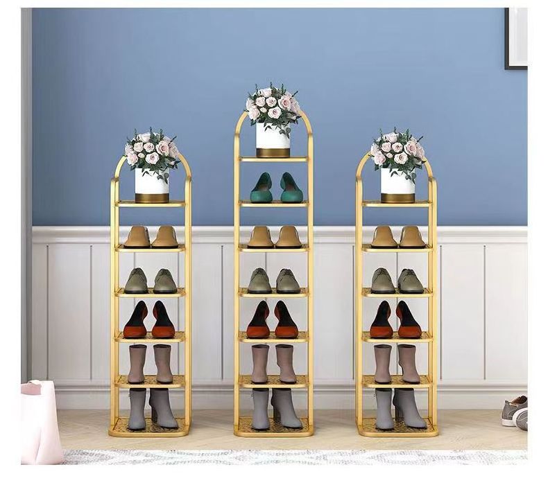 Simple shoe rack doorway small dormitory cut into storage shoe rack