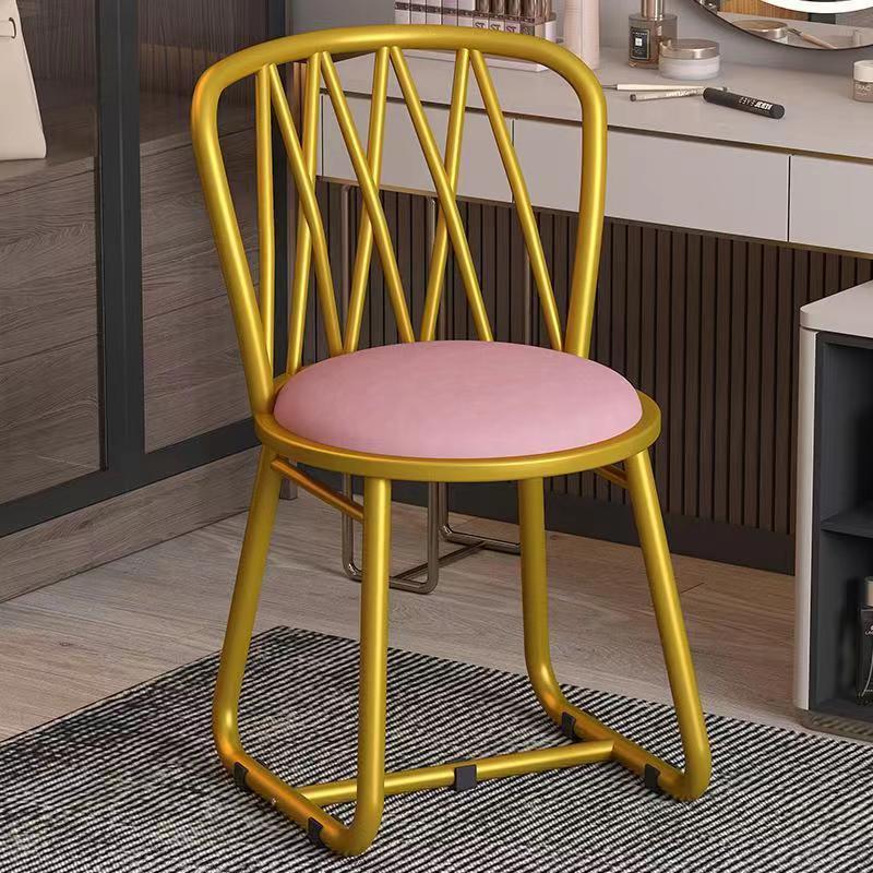 Light Luxury Nordic Cosmetic Chair Household Simple Dressing Kitchen Dining Room Living Room Web Celebrity Chair Home Furniture