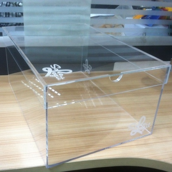 wholesale cheap clear acrylic shoe sneaker box