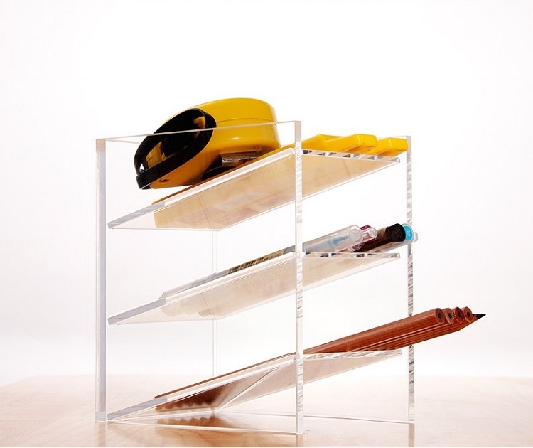 OEM/ODM Acrylic Fountain Pen Storage Clear Stationery Display Stand Acrylic Pen Holder