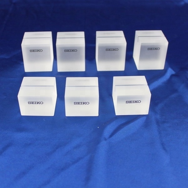 Acrylic watch display stand case acrylic pillow display stand acrylic rotating watch display stand factory