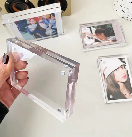 ONE HUNDRED KINDS OF STYLE  Acrylic Picture Photo Frame clear Acrylic frame with magnet