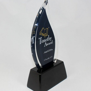 ONE HUNDRED KINDS crystal clear acrylic trophy/award manufacturer