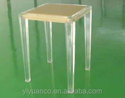 Clear acrylic mirrored furniture table dressing table, glass console coffee table, plexiglass study table vanity table