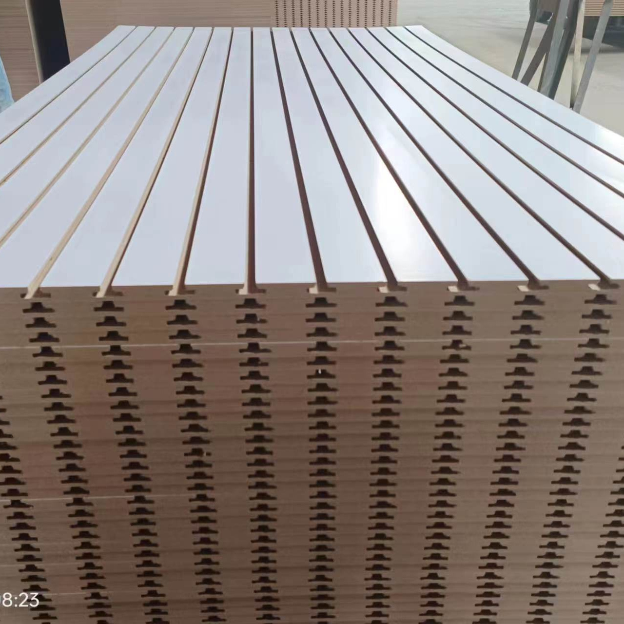 15mm 18mm melamine slotted slat wall panel 18mm aluminum slatwall panel MDF  for display