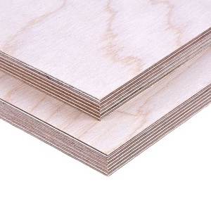 Linyi factory CC grade E0 glue birch commercial plywood