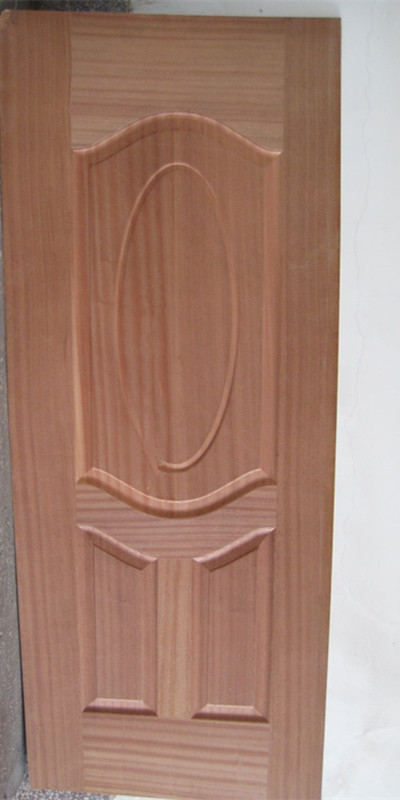 Interior Raw Melamine Wood texture finished HDF Moulded Door skins