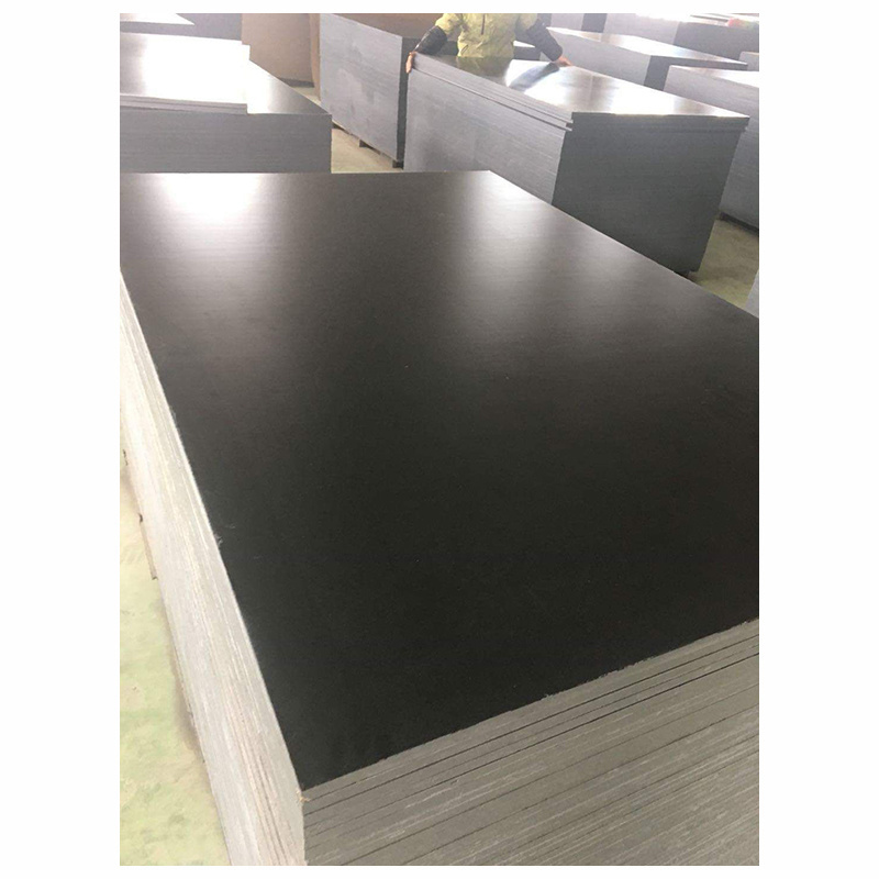 1220x2440mm 18mm Black Film Faced Plywood concrete shuttering board anti slip black film fa