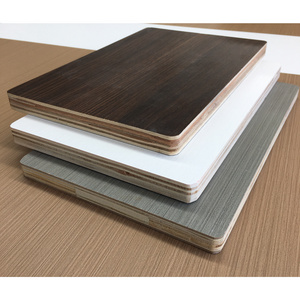 4x8 E1 grade white waterproof wood faced 12mm 17mm furnitures Cabinet  laminated Melamine Plywood 18mm Sheet marin plywood 18mm