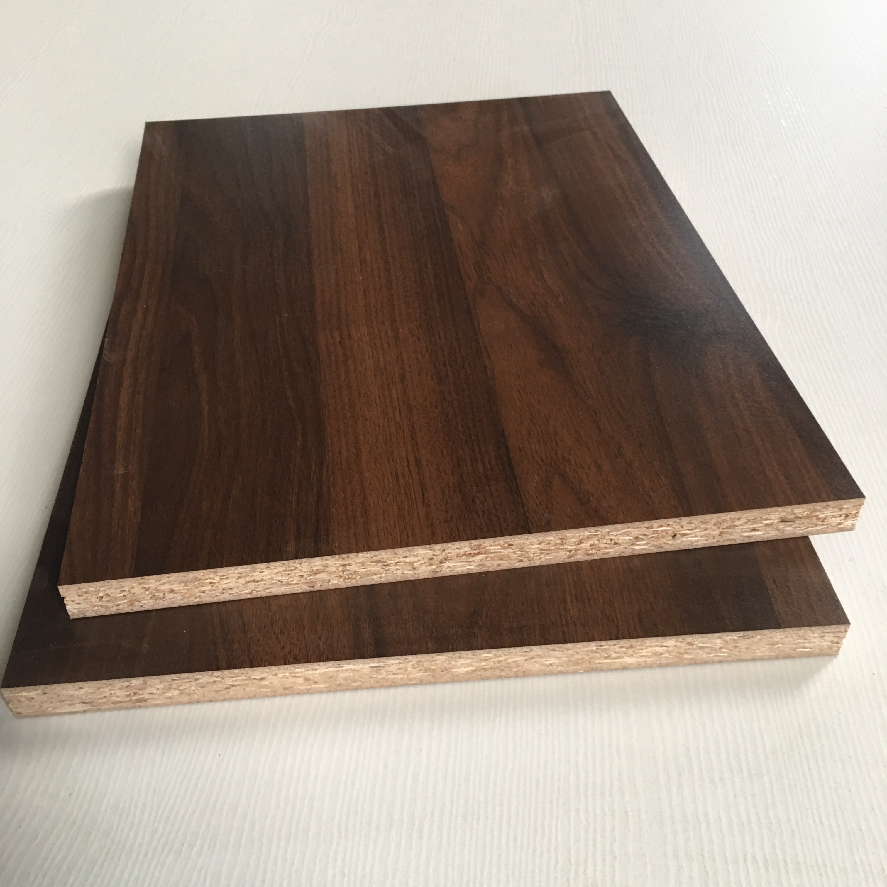 1220*2440mm bespoke melamine particle board 16mm 18mm  melamine laminated chipboard 10mm