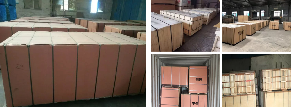 China sale cheap price and good quality 4*8ft 18mm normal glue melamine plywood for cabinet