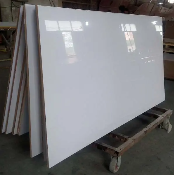 Sales white 18mm high gloss acrylic faced mdf board and pvc laminated mdf board for furniture