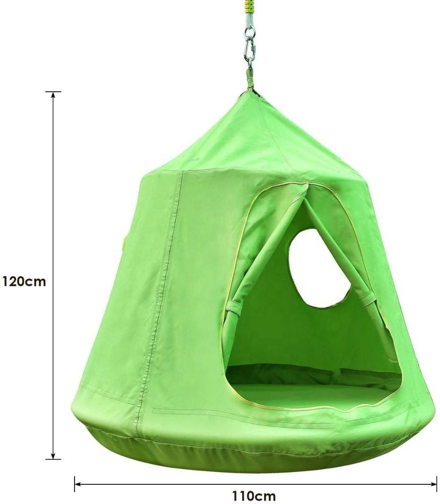 YIYU Indoor and outdoor new children's tent hanging, hanging swing bed