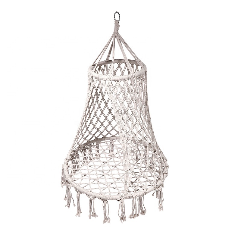 Round Rope Hammock Swing Macrame Hanging Cradle