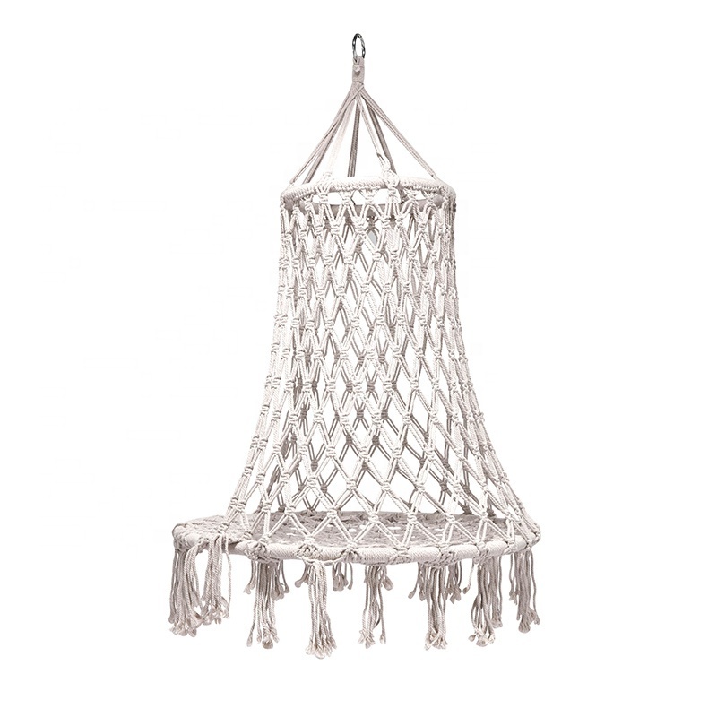 Round Rope Hammock Swing Macrame Hanging Cradle