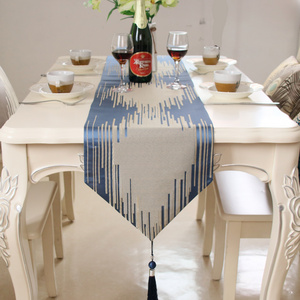 European Modern Custom  table runner light luxury decoration Table Sheet Cloth Linen Tablecloth