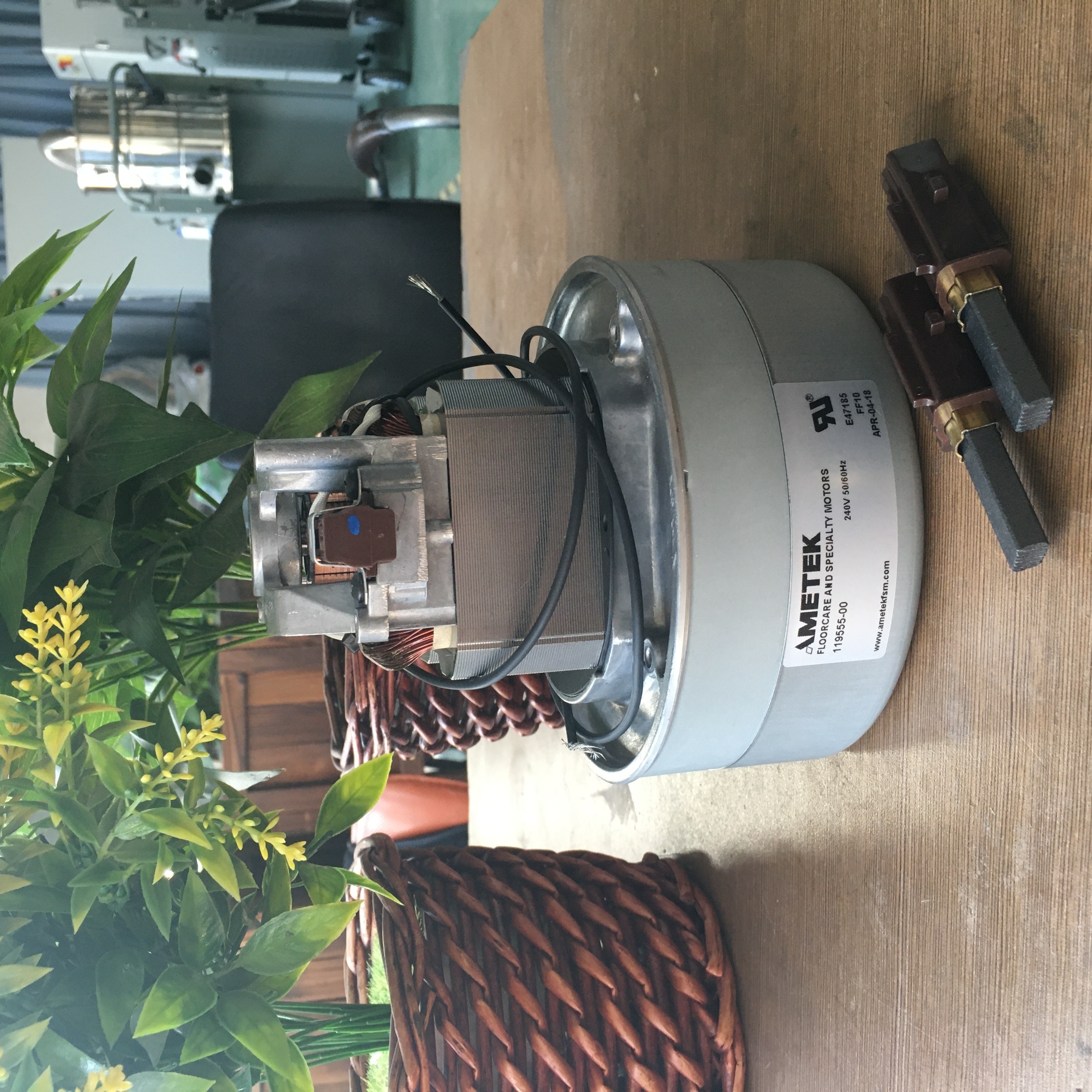 Ametek Vacuum Motor 119555-00 for Vacuum Cleaners