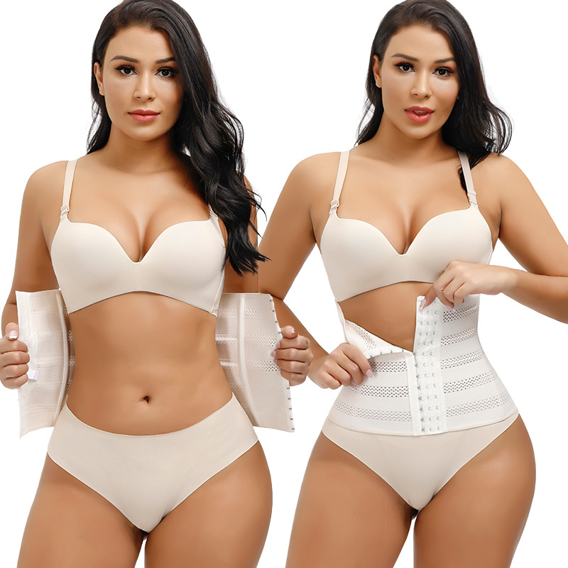 YiYun Dropshipping Waist Trainer Body Shaper Curve Shapewear Women Corset Slimming Belt 4 Steel Bone Girdles Shapewear