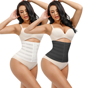 YiYun Dropshipping Waist Trainer Body Shaper Curve Shapewear Women Corset Slimming Belt 4 Steel Bone Girdles Shapewear