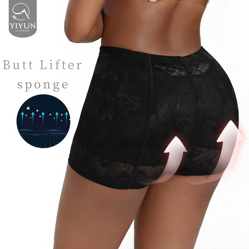 YiYun ODM Wholesale Womens Butt Lift Removable Sponge Padded Panty Enhancer Bum Bottom Hip Up Brief Underwear