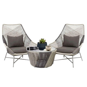 rattan woven outdoor leisure lounge chairs rattan oval table set