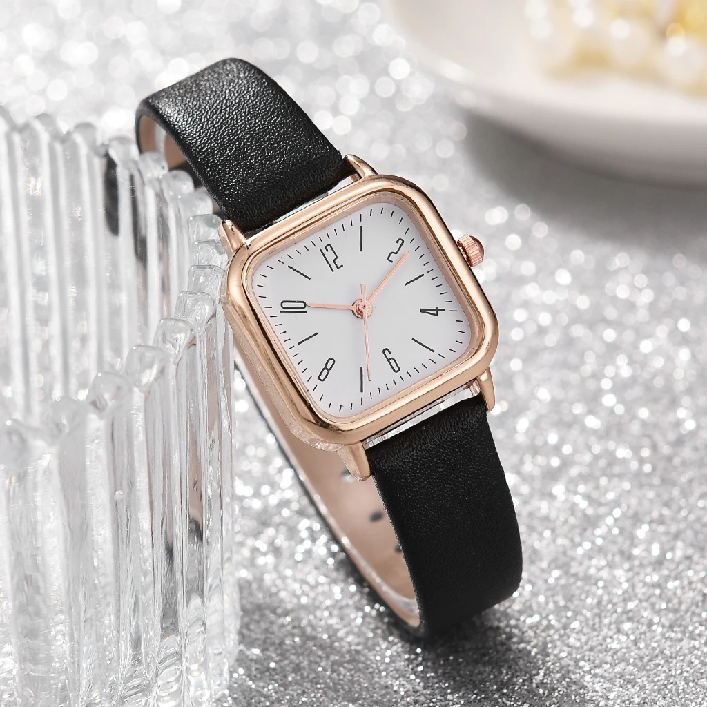 Relojes femeninos Bracelet Quartz Waterproof Watches For Women Wristwatch PU Leather Watch Lady Sports Dress Lighter Watch