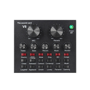 2024 VIMI New Arrival V8 Live Streaming Recording Audio Sound Card