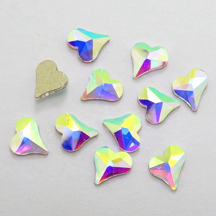 Multi Shapes Glass Flat Back Stone K9 Fancy Craft Crystal K9 Fancy Nail Rhinestone For Nail Art Decoration Jewelry Making