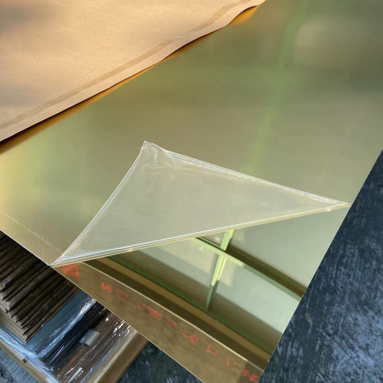 2023 virgin materials 1mm-6mm 1220x2440mm 1220x1830mm bronze 2mm  cooper acrylic mirror sheet