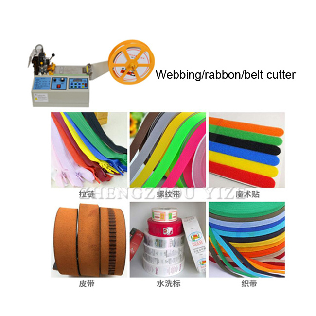 Timing belt elastic cotton tape face mask cutting machine Ultrasonic computer satin ribbon webbing printing paper cutter machine