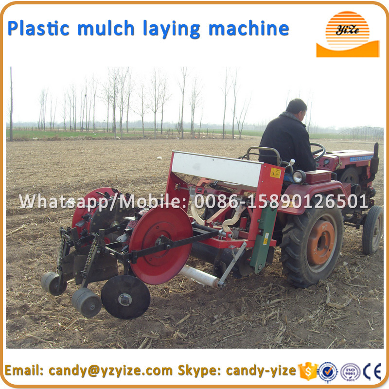 plastic mulch laying machine / plastic mulch layer machine / plastic layering machine